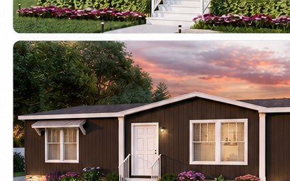 The Fairview manufactured home exterior